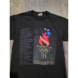 Vintage 1992 Atlanta Olympics Hanes Shirt Size Medium
